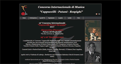 Desktop Screenshot of concorso-musicale.com